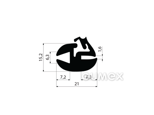 GUMMIPROFILE FÜR FENSTER IN VERKEHRSMITTELN 